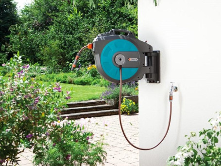 Катушка для шлангов настенная автоматическая 25 GARDENA 08023-20.000.00