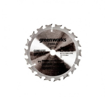 Диск по дереву Greenworks Ø120 мм 24T для мини пилы 1501207