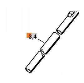 Штанга пластмассовая SE 60/SE 60E (2шт) Stihl 49015031600