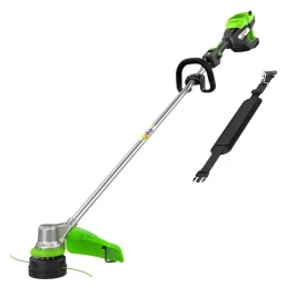 Триммер аккумуляторный Greenworks ST121, 82V, 1,2кВт, 40 см, бесщеточный, с 1хАКБ 5 Ач и ЗУ