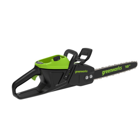 Цепная пила аккумуляторная Greenworks Арт. 2008907UB, 60V, 40 см, бесщеточная, 2500 Вт, с 1хАКБ 4 Ач. и ЗУ