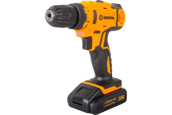 Дрель-шуруповерт аккумуляторная Вихрь ДА-20Л-2КА с наб.оснастки 65 предм