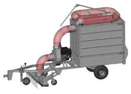 Пылесос садовый прицепной Zimani GVCT1000 (Россия)