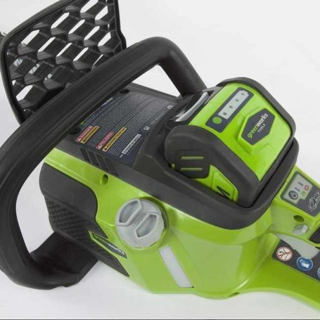 Аккумуляторная Бесщёточная Цепная пила Greenworks G-MAX 40V (40 см) (комплект) GD40CS40