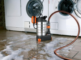 Насос дренажный для чистой воды GARDENA 21000 Inox Premium 01787