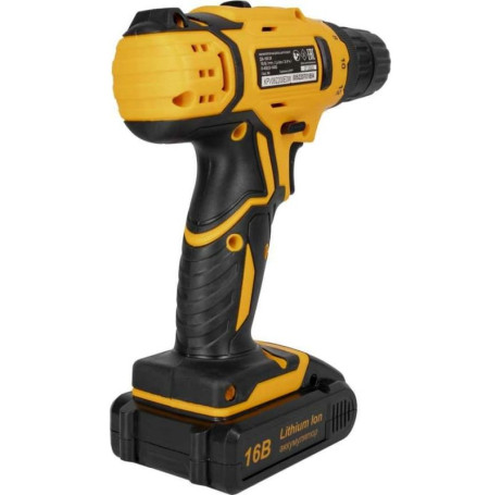 Дрель-шуруповерт аккумуляторная Вихрь ДА-16Л-2К (2,0 А/ч)