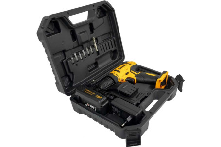 Дрель-шуруповерт аккумуляторная Вихрь ДА-16Л-2К (2,0 А/ч)