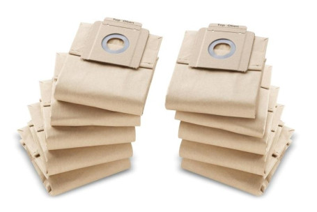 Фильтр-мешки бумажные для T 10/1, T 9/1 Bp (уп 10шт) Karcher 6.904-333.0