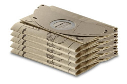 Фильтр-мешки бумажные для серии SE (уп 5шт) + микрофильтр 1шт Karcher 6.904-143.0