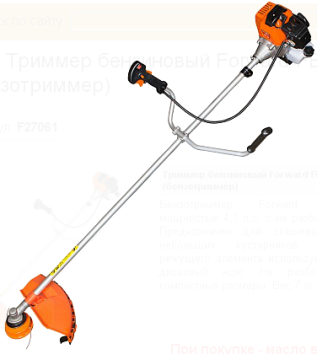 Триммер бензиновый Forward FBC-621/3000