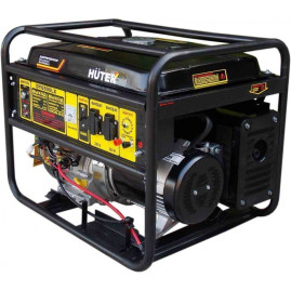 Бензогенератор Huter DY6500LX, с колесами и аккумулятором
