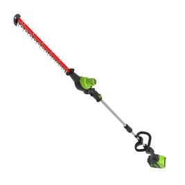 Кусторез штанговый аккумуляторный Greenworks Арт. 2301107, 60 В, 51 см, бесщеточный, без АКБ и ЗУ