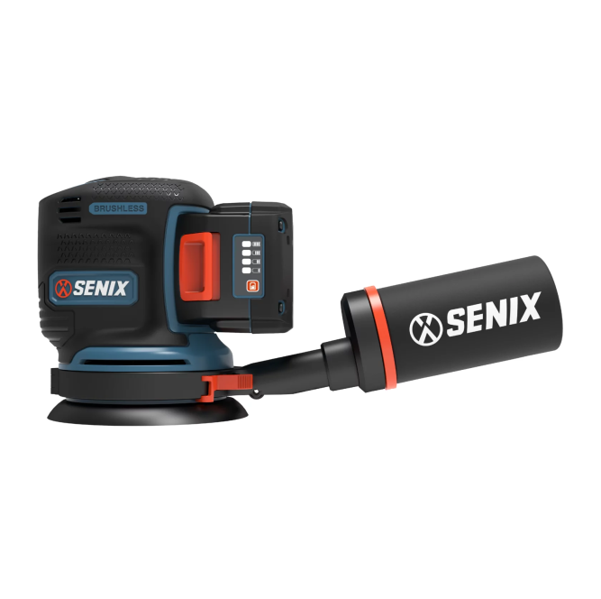 Эксцентриковая шлифмашина аккумуляторная SENIX PSX2-M1-EU с акк и ЗУ