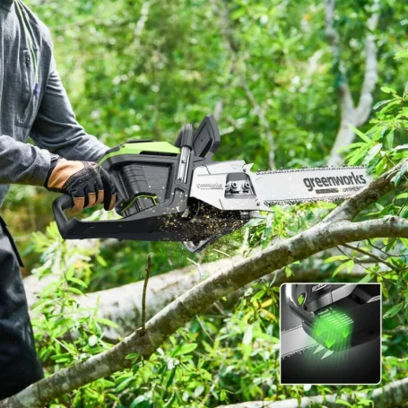 Цепная пила аккумуляторная Greenworks OCS800, 82V,  5,0 кВт, 50 см, бесщеточная, без АКБ и ЗУ