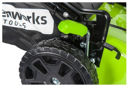 Газонокосилка аккумуляторная Greenworks Арт. 2502907UB, 60V, 46 см, самоходная, бесщеточная, с 1хАКБ 4 Ач. и ЗУ