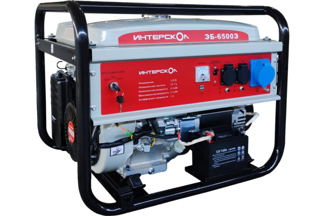 Электростанция бензиновая Интерскол ЭБ-6500Э