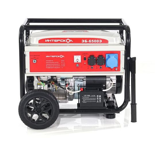 Электростанция бензиновая Интерскол ЭБ-6500Э