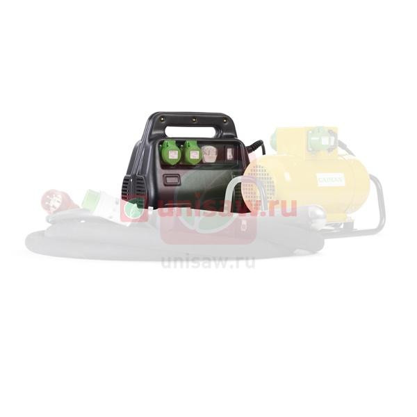 Преобразователь частоты Caiman однофазный к вибраторам серии CVT, мощность 1,5 кВа, пластик. корпус, 2 розетки