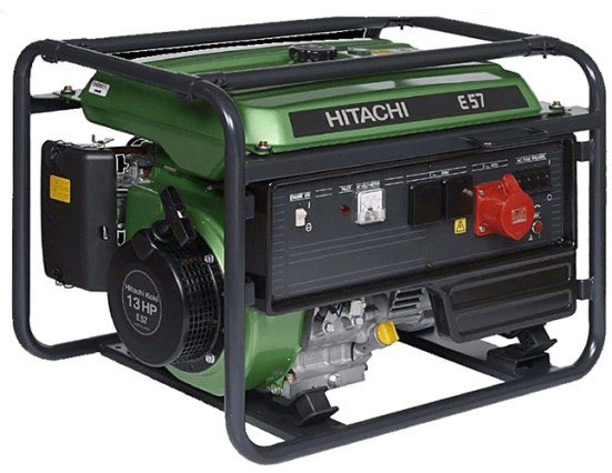 Бензогенератор Hitachi E57S(ЗР)