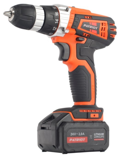 Дрель-шуруповерт аккумуляторная Patriot BR 241LI