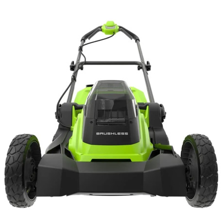 Газонокосилка аккумуляторная Greenworks GD24X2LM411 ,  2х24V, 41 см, бесщеточная, c 2хАКБ 4Ач и ЗУ