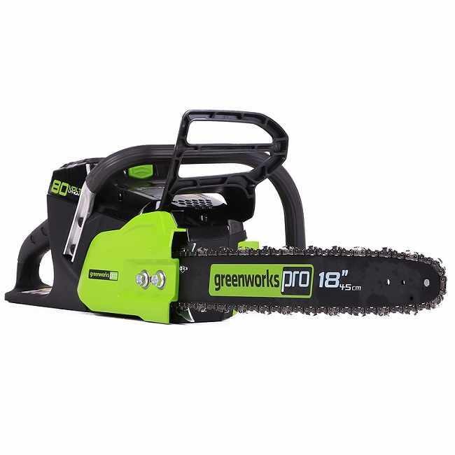 Аккумуляторная Бесщёточная Цепная Пила Greenworks 80V Pro 80V (45 см) GD80CS50