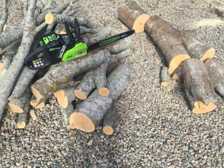 Аккумуляторная Бесщёточная Цепная Пила Greenworks 80V Pro 80V (45 см) GD80CS50