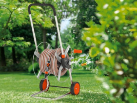 Тележка для шланга металлическая 60 GARDENA 02681-20.000.00