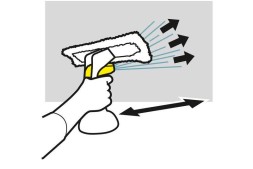 Насадка из микрофибры Indoor для внутренних работ с липучкой для WV Karcher 2.633-130.0