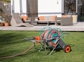 Тележка для шланга металлическая 100 GARDENA 02674-20.000.00