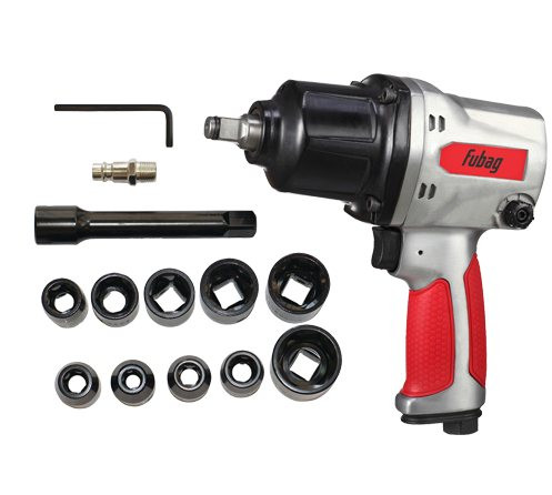 Пневмогайковерт ударный FUBAG IW900 1/2" С НАБОРОМ В КЕЙСЕ