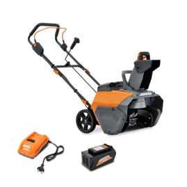 Снегоуборщик аккумуляторный VILLARTEC WA4051 SET: акк.AM405+ЗУ AC402