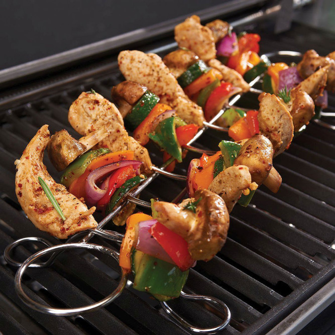 ПОДСТАВКА ДЛЯ ШАШЛЫКА С СОУСНИЦАМИ Broil King