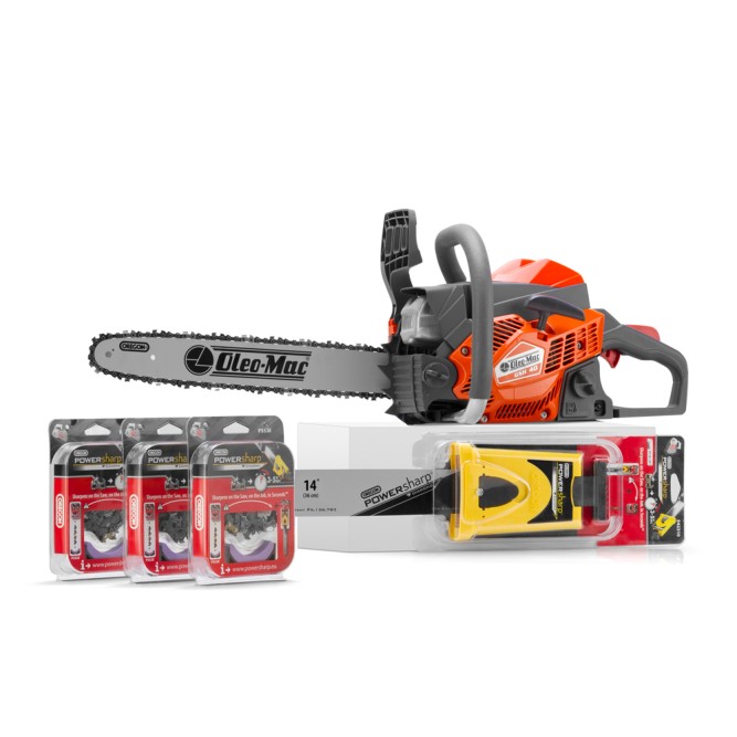 Бензопила Oleo-Mac GSH 40 Powersharp + 2 комплекта цепей