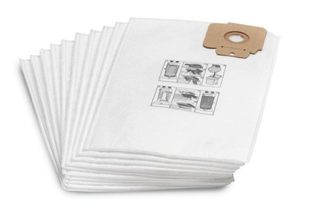 Фильтр-мешки из нетканого материала для CV 10/1 - CV 48/2 (уп 10шт) Karcher 6.904-305.0