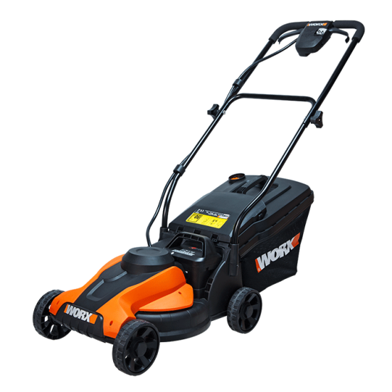 Газонокосилка аккумуляторная Worx WG773E