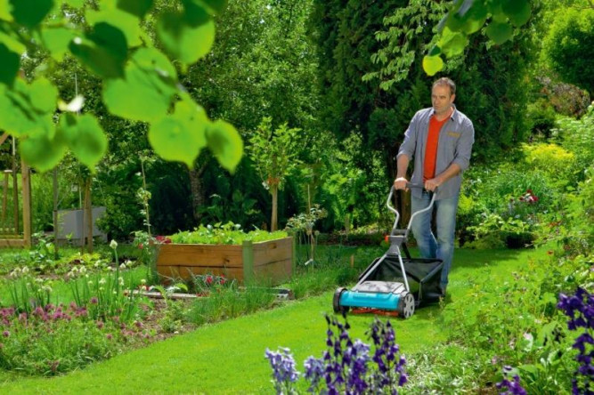 Газонокосилка барабанная механическая GARDENA 400C 04022-20.000.00