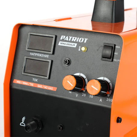 Полуавтомат сварочный инверторный PATRIOT WMA 205ALM MIG/MAG/MMA