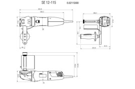 Щеточный шлифователь Metabo SE 12-115 602115510