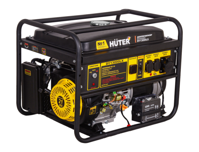 Бензогенератор Huter DY13000LX