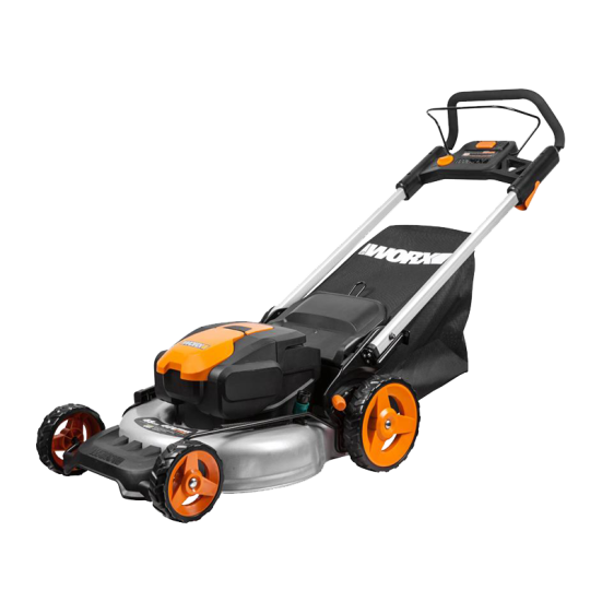 Газонокосилка аккумуляторная Worx WG770E