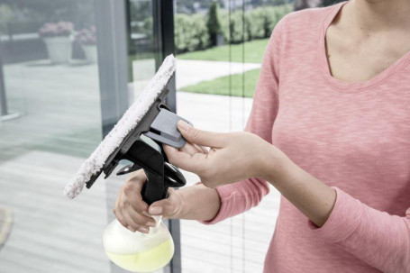 Насадка из микрофибры Outdoor для наружных работ с липучкой для WV Karcher 2.633-131.0