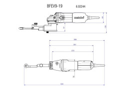 Ленточный напильник Metabo BFE 9-20 Set 602244500