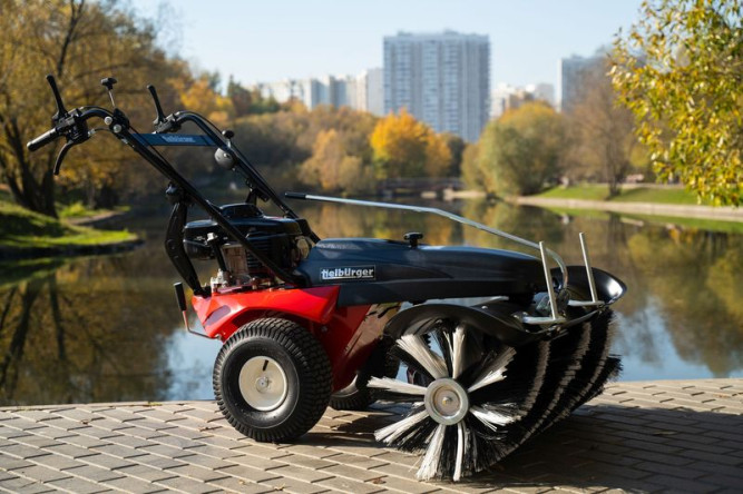 Подметально-уборочная машина TIELBUERGER TK58 Professional (Honda GXV160)