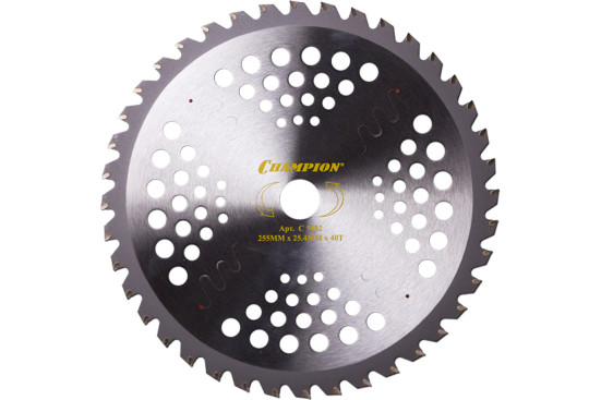 Нож с зубцами из твердого сплава Champion Ninja 40/255/25,4 (SRM-330ES/SRM-350ES,4605)