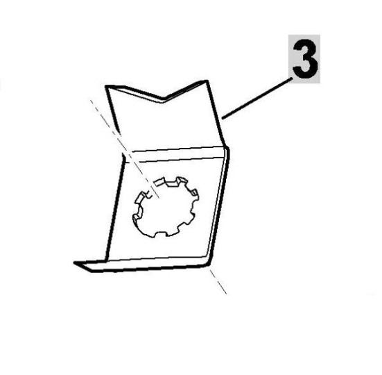 Нож GE-355 лопасть VIKING 60117020310