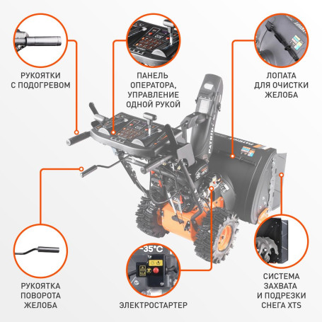 Снегоуборщик бензиновый Patriot Сибирь 67 E