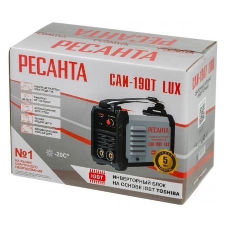 Инверторный сварочный аппарат Ресанта САИ-190Т LUX