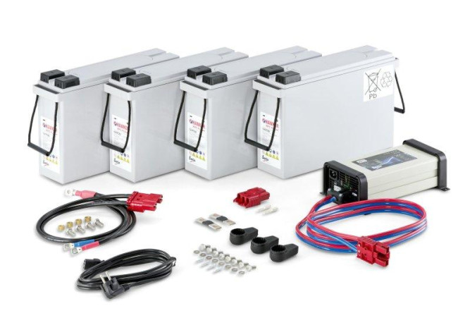 Быстрозарядный комплект Karcher VI24V/116Ah (4 н/о батареи 116Ач+з/у&amp;lt;3ч+соед. кабели)  2.642-559.0