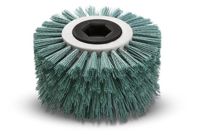 Дисковая щетка 170мм жесткая зеленая для стойких загрязнений углов Karcher 6.994-128.0